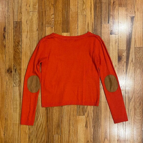 Forever 21 Women's Long Sleeve Sweater Orange Red Size Small - Picture 5 of 5